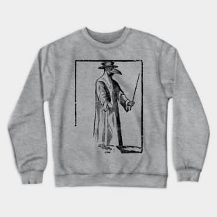 Plague Doctor ∆∆∆ Vintage Illustration Design Crewneck Sweatshirt